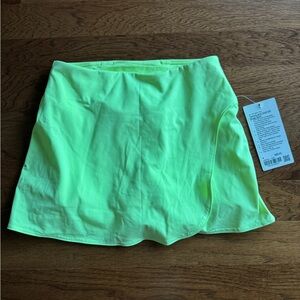 lululemon athletica Neon Green Skort